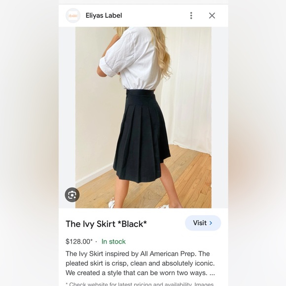 Eliya the Label Ivy Prep Skirt - Picture 3 of 7